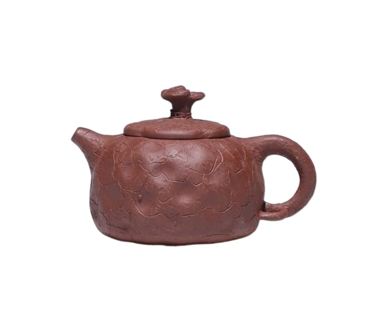 Dzbanek Do Herbaty Wiejskim 3, Uncji / 100 Ml Czajnik Do Błota Ręcznie Robiony Retro Dzbanek Herbaty Surowe Błoto Z Rudy Mały Herbata Gospodarstwa Domowego Czajniczek Czarnej(B)