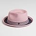 DASMARCA Jordan Summer Crushable Lightweaight Trilby Hat for Men and Women - Blush S