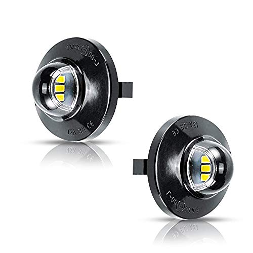 License Plate Light Compatible with Ford, 2 Tag Light Assembly License Plate LED Replacement for Ford F-150 F-250 F-350 F-450 F-550 Superduty Ranger Pickup Truck Explorer Bronco Excursion Expedition