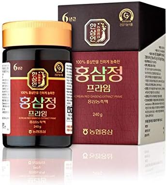 Extract 100% - Korean 6 Years Red Ginseng Nonghyup Hansamin Kfoods 8.46oz / 240g [농협 한삼인 홍삼정 프라임]