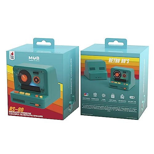 Altavoz mob RS-80 blue con bluetooth y diseño compacto azul 7