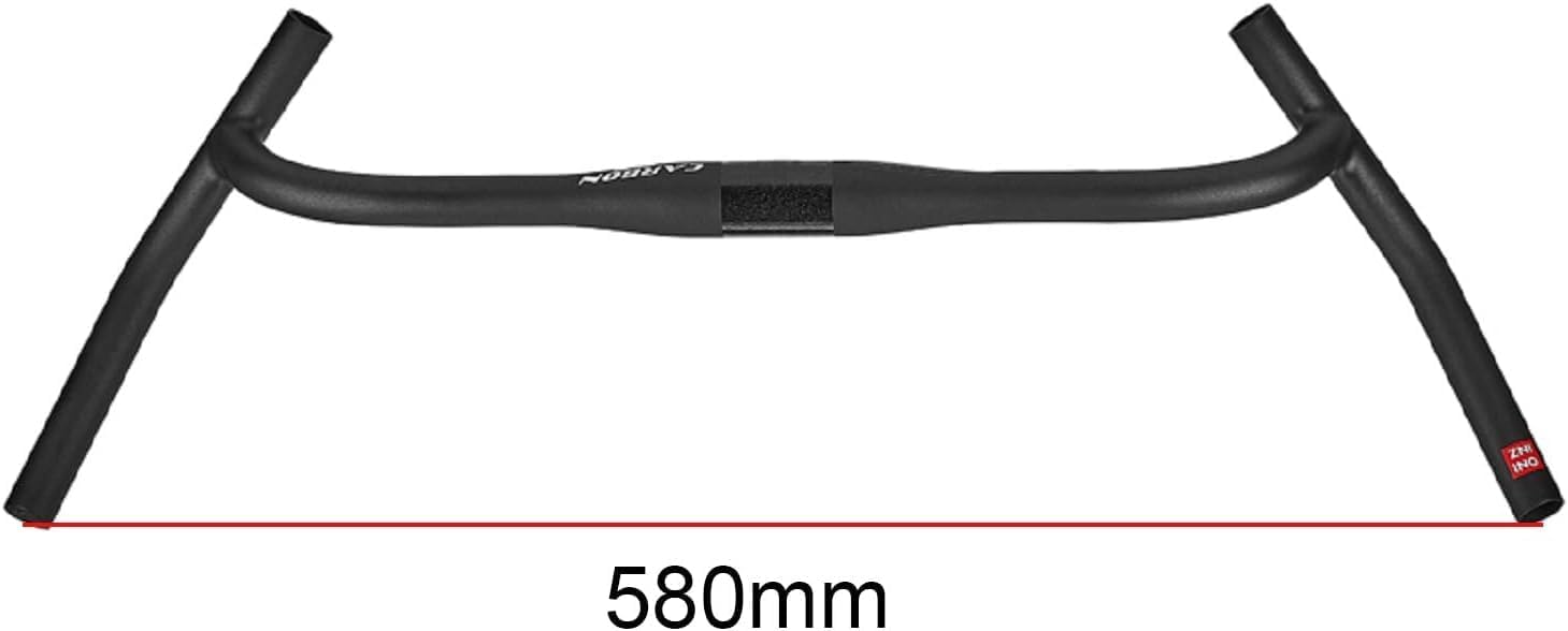 31.8mm Bike Handlebar PRO External Swing Angle Design Carbon Fiber Bicycle Handlebar Big Angle Bend Handlebars for GRAVEL Bikes Cross Country Road Bikes MTB Traveling 640mm