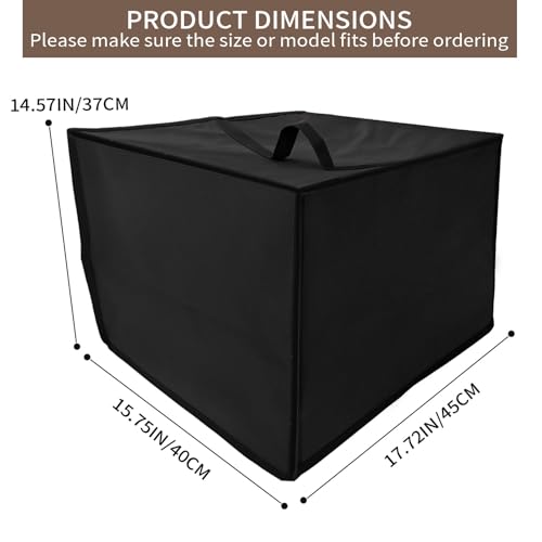 Image of Air Fryer Cover Dust cover Compatible With Masterbuilt 3-in-1 10 Liter XL MB20012420 Electricfryer Boiler and Steamer 17.7 inch*15.7 inch*15 inch Heat-Resistant Waterproof Dust-proof Air FryerCover