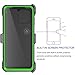 Tekcoo Holster Case for Motorola Moto G Stylus 5G | 2023 Only | XT2315 [Tshell] Shock Absorbing [Built-in Screen] [Kickstand Locking Belt Clip] Carrying Secure Swivel Defender Full Body Cover - Green