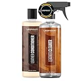 Legendary Leather Cleaner And Conditioner 16oz - Conditions, Cleans, & Protects Car Interior from UV - Multi Use Detailing Kit for Car Seats - Non-Greasy, Restores Leather