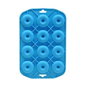 Cupidove Silicone Donut Pans, Mini Silicone Baking Molds Donut Pans for Baking Tasty Donuts, Bagels, Cakecups and More