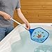 JED Pool Tools 40-376 Hand Skimmer Net for Hot Tubs and Above Ground Pools, Pool Cleaning Supplies, Made in USA (2 ft, Blue)