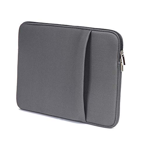 YIWENG Funda para portátil B2015, Bolsa Suave con Cremallera, Bolsa para portátil de 15,6 Pulgadas, Repuesto para Air Pro Ultrabook, Color Gris,Bolsa de Manga Suave