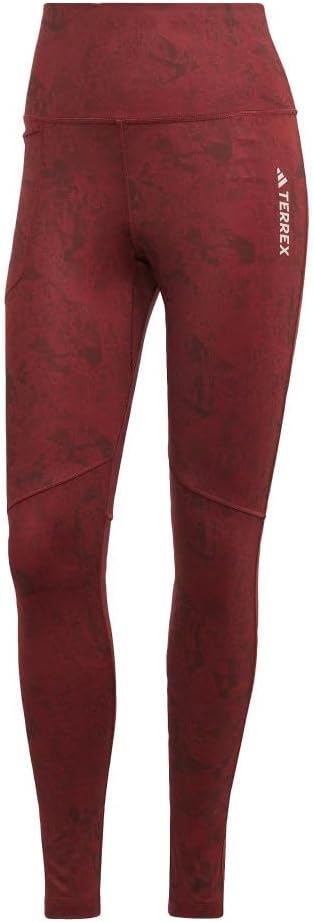 adidas red tights womens