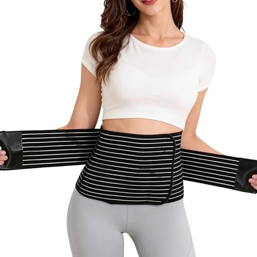 Faja Abdominal Postparto Ajustable Talla M Negra miniatura 1