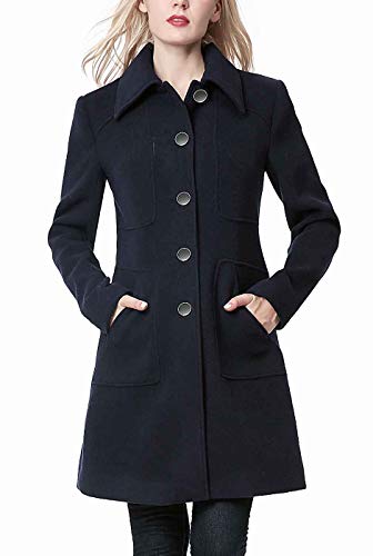 Amazon.com: BGSD Women Anna Wool Blend Walking Coat (Also