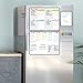 JJPRO Magnetic Dry Erase Chore Chart and Weekly Calendar Set for Fridge-Chore Chart for Multiple Kids,Weekly Planner Board,Family Chore Chart for Multiple Kids&Adults,Bonus to-do Whiteboard