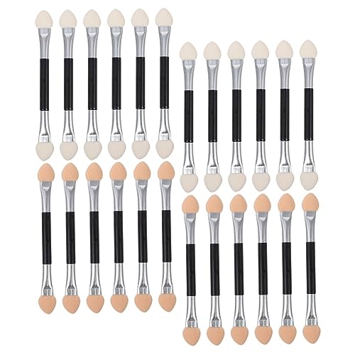 BELLIFFY 4sets Eyeshadow Brush Set Small Applicators for Eye Shadow Stick 24pcs*4