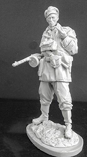 Figura antigua de resina 1:16 con base para ensamblar y pintar miniatura 2