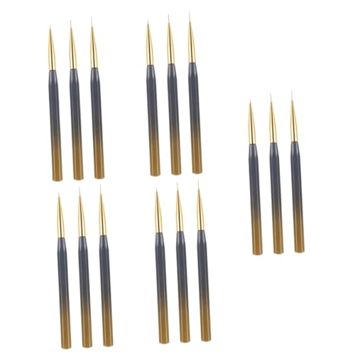 Pinceau à nail art Healvian 15 pièces pour réussir vos dessins fins sans bavure