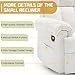 Korser Recliner Chair, Swivel Rocker Recliner Chair for Adults, Small Recliners for Small Spaces, Upholstered Manual Recliner with Side Pockets, Nursery Rocking Chair for Living Room, Chenille, Beige