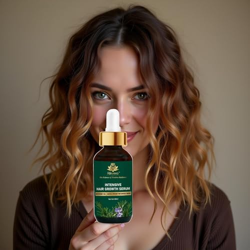 Riivera Ayurvedic Hair & Scalp Serum | Biotin, Keratin, Panthenol with Herbal Extracts | Smooth & Manageable Hair | (30ml.)