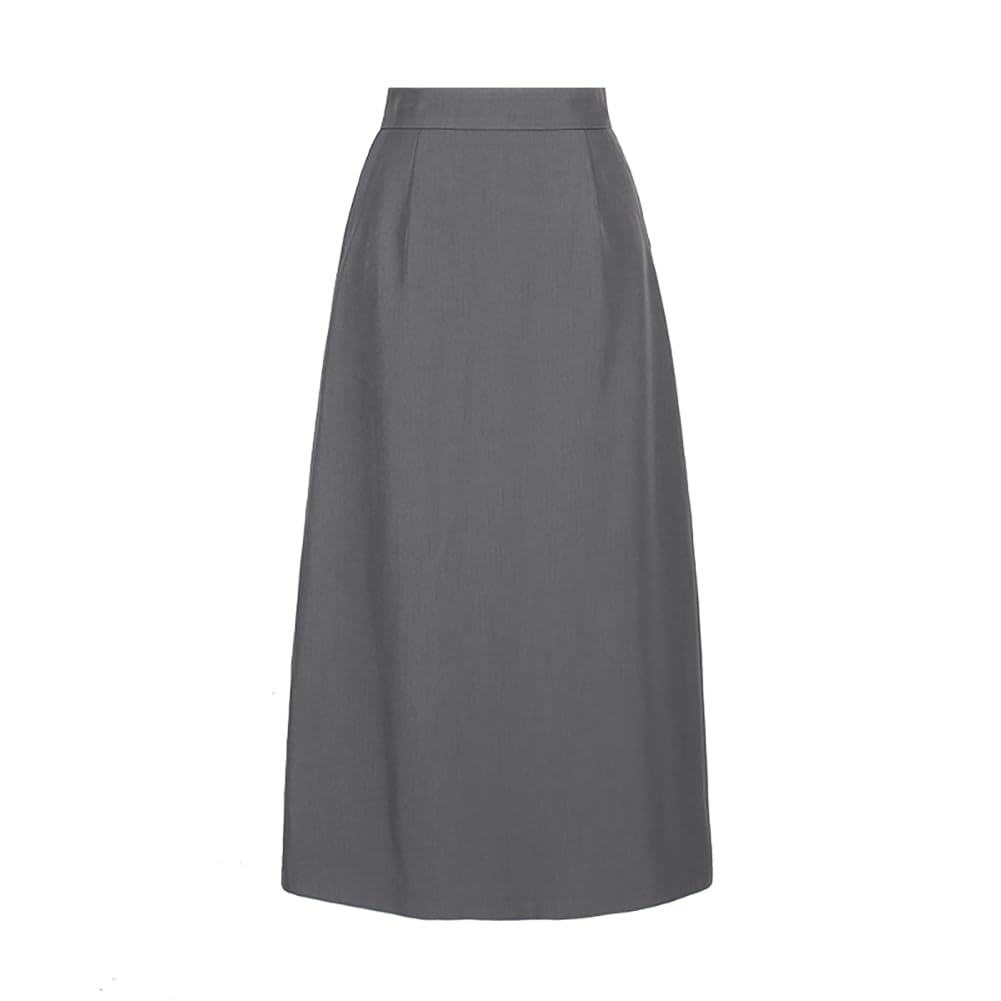 Womens Midi Length Skirts High Wasit A-Line Long Skirts Casual and Formal Univseral Skirts