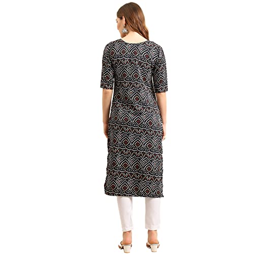 Image of Pinkmint Women's Crepe Digital Print Straight Kurta [Pack of 4]