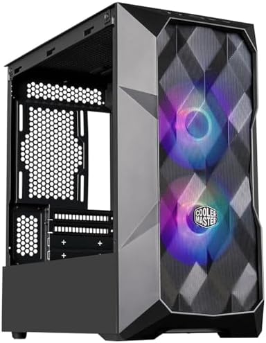 Cooler Master TD300 Mesh Micro-ATX Tower with Polygonal Mesh Fron...