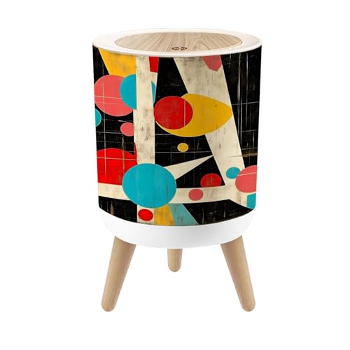 Caneca pequeña con tapa y diseño moderno 1.8 gal