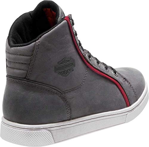 Harley-Davidson Women's Mackey Waterproof Motorcycle Boots D87166 (Grey, 10) #TOP2