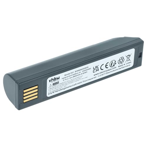 vhbw Battery compatible with Honeywell 3820, 3820i, 1202g, 1452G, 1472G, 1902GSR, 1911i, 1981i Barcode Scanner POS (2600 mAh, 3.7 V, Li-Ion)