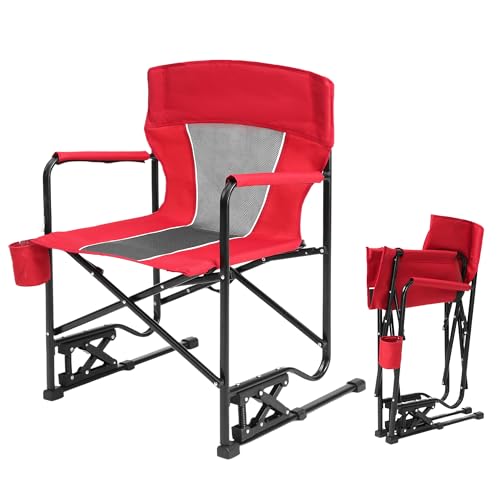 PROHIKER Silla Plegable para Camping Exterior PR-ZHJM018-RD Rojo