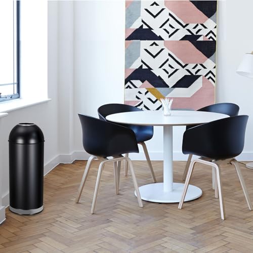 Image of PioneerWorks 17 Gal / 65L Open Top Trash Can Commercial Grade Heavy Duty Tall Commercial Trash Can Brushed Stainless Steel for Outdoor | Kitchen Waste Bins for Home, Office, Restaurant, Restroom