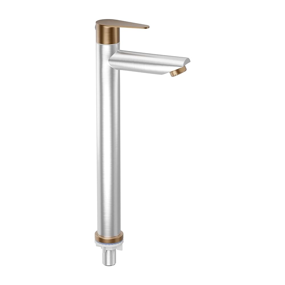 Saanvi Enterprisez Bathroom Accessories Solid Metal Single Lever Gold Black Bathroom Basin Sink Mixer Lavatory Faucet Wash Basin Faucet Bathroom Basin Water Tap (Chrome) (B0DFY754CS) Amazon Price History, Amazon Price Tracker