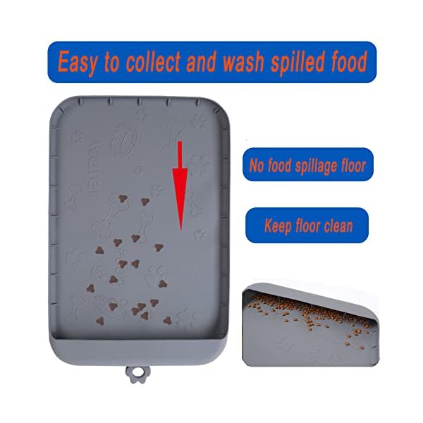 Dog Feeding Mats, Silicone Bowl Mats for Food and Water, Feeding Mat for Dog Bowls and Floors Waterproof, Pet Placemat for Small, Medium, Large Dog or Cat (35.6 * 24 inch) Dog Feeding Mats, Silicone Bowl Mats for Food and Water, Feeding Mat for Dog Bowls and Floors Waterproof, Pet Placemat for Small, Medium, Large Dog or Cat (35.6 * 24 inch)