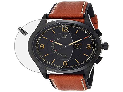 CAIDEN GUARDS 9H Nano Glass Screen Protector Compatible With FOSSIL ACTIVITY FTW 1206 Smart Watch Full Screen Coverage, With Installation Kit (PACK OF 4) [Transparent]