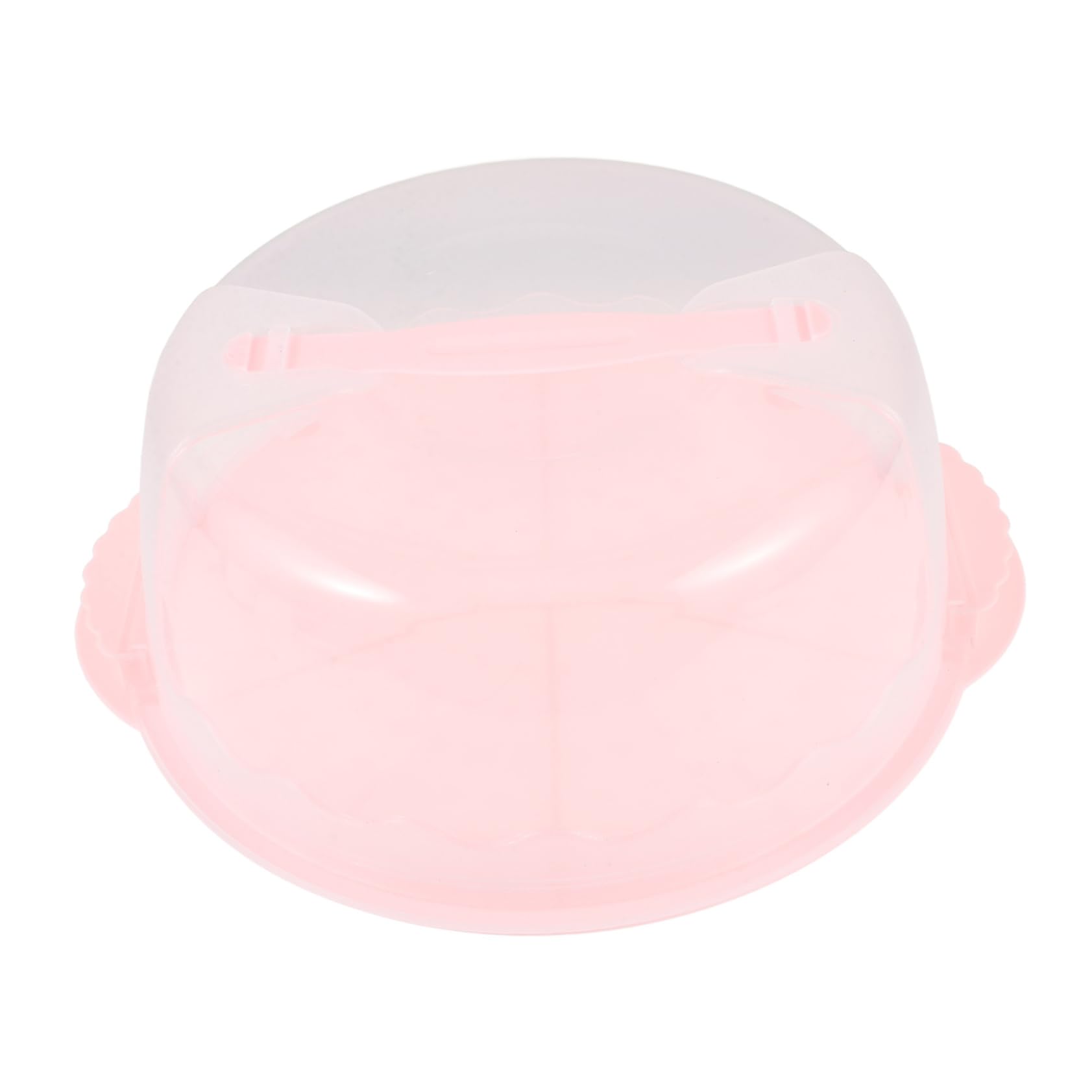 Healifty Dessert Carrying Box Large Cake Carrier Pp Plastic Cake Box with Lid Birthday to Carry