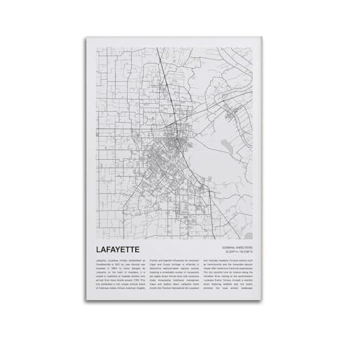 xiaoxiaoshen Byron Bay Map New South Wales Australia Decor, Póster de lienzo de ciudad costera, impresiones de pared - estética de la habitación murales para dormitorio y sala de estar 20 x 30 cm