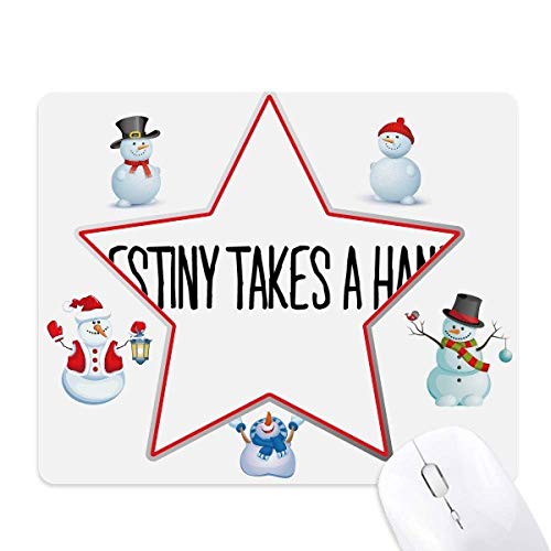 Tapis de souris Bonhomme de Neige idée cadeau originale pour collègue
