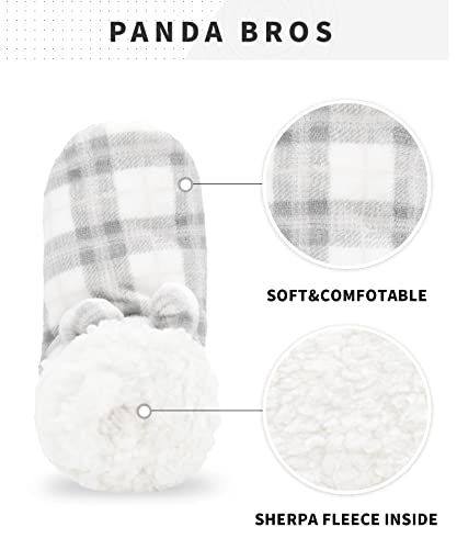Image of Panda Bros Women's Bootie Slipper Socks, Non-Slip Gripper House Socks
