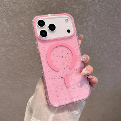 Coque de chargement sans fil iPhone 17 antichoc magnétique transparente