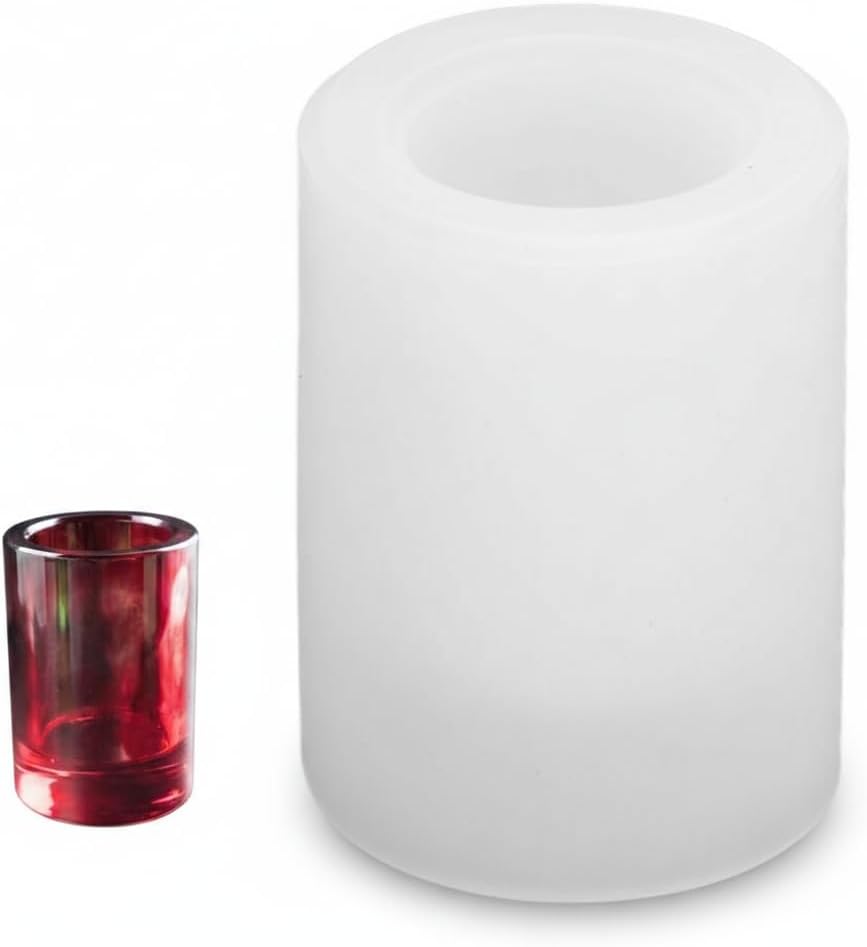 Silicone Resin Mold for Pen Holder and Flower Pot, 1 Set