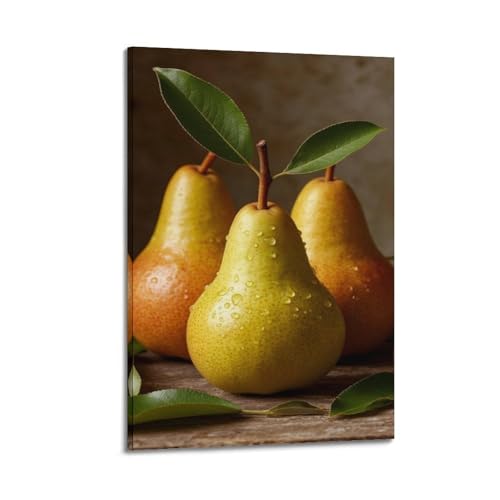Poster poire ZHOUKEG pour habiller un grand mur blanc vide