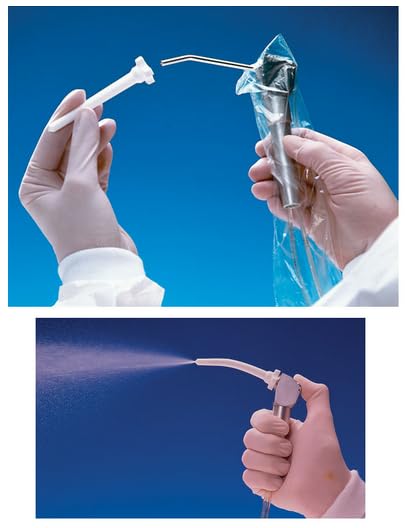 AmeriCan Goods 250/Pack Disposable Dental Air Water Syringe Tip Covers Plastic Protector for Air-Water Tips White 3-1/4