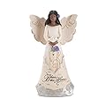 Pavilion Gift Company 82433 Bless This Home 6 Inch Ebony Angel Figurine