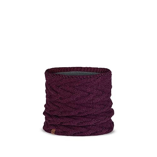 Buff écharpe Knitted Caryn tour de cou tricoté polaire mixte pour adulte