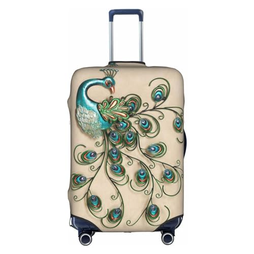 Housse de protection pour valise paon OdDdot XL pour soute avion et longs voyages