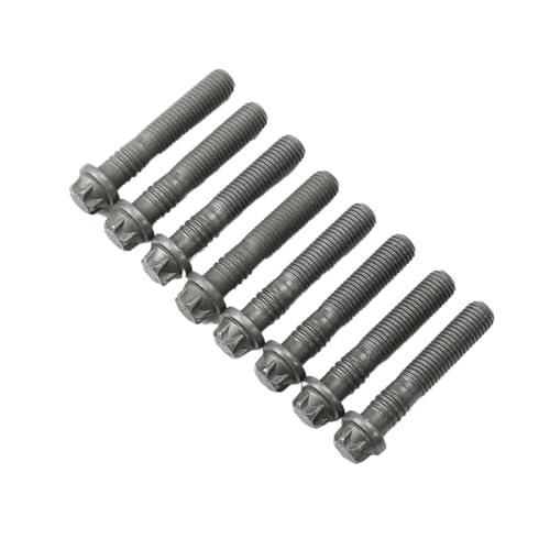 Connecting Rod Screw Bolt Kit M9x1.25x47mm Compatible With Engines B38 B48 B58 N20 N55 Replacement Parts 11241744319 11247589671(8 PCS)