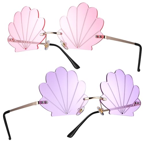 Lunettes de soleil coquillage UKCOCO légères en polycarbonate