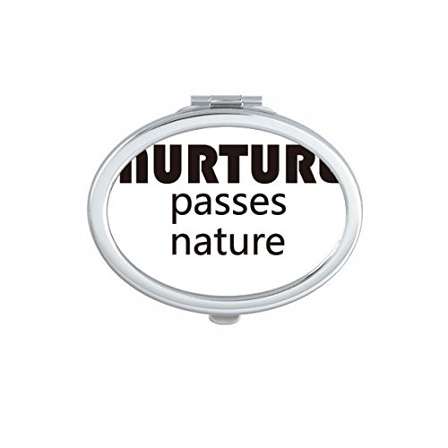 Miroir maquillage compact ovale pour corriger son teint partout