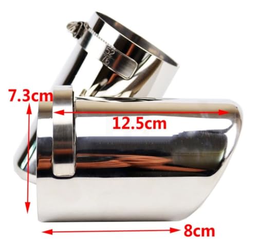 Garganta de cola para escape cromada que embellece tu VW Passat B6 y EOS 2