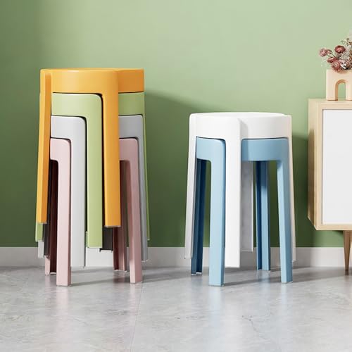 Taburetes de cocina apilables de gran tamaño, capacidad de carga de 400 kg, sillas de sala de estar para isla de cocina, restaurante y cafetería, color caqui