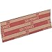 Coin Wrapper, 1000 per Box, Various Denominations Denomination: Pennies-Red