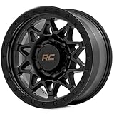 Rough Country 78 Series Aluminum Wheel with Simulated Beadlock - 18x9, 8x170mm Bolt Pattern, +0mm Offset...